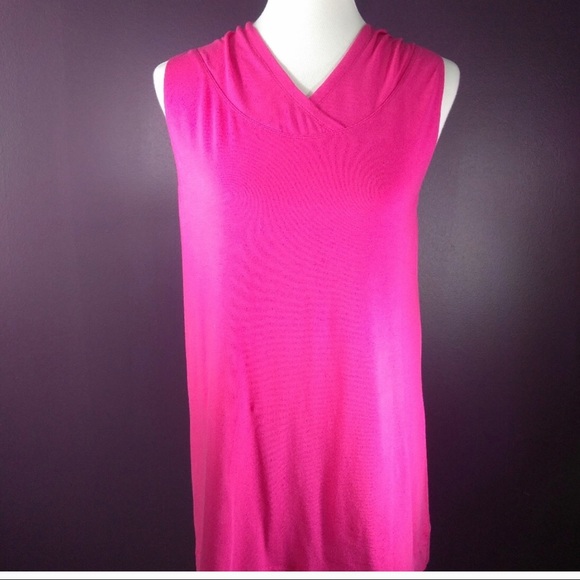 CAbi Tops - CAbi pink tunic style top with hoodie, m